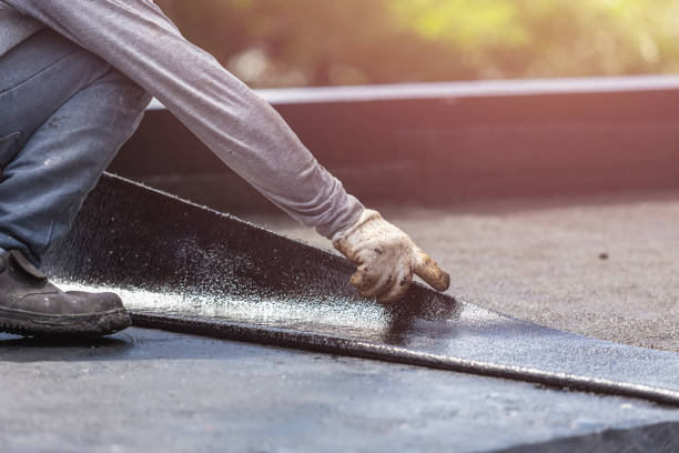 Professional Basement Waterproofing technician working in Hiram, GA